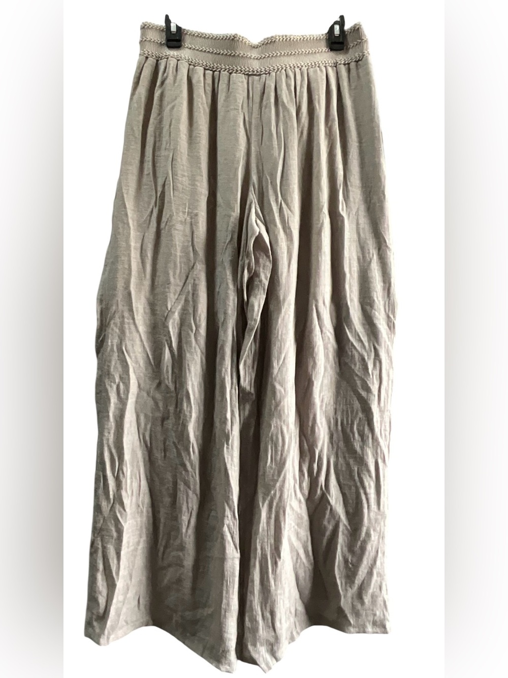 New-Women's flared pants "APT.9" Size M, ELASTIC WAIST,Beige
